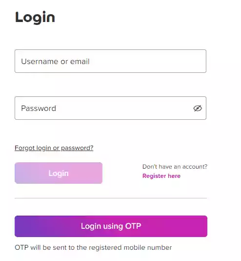 Go to the My Du app and log in to your account