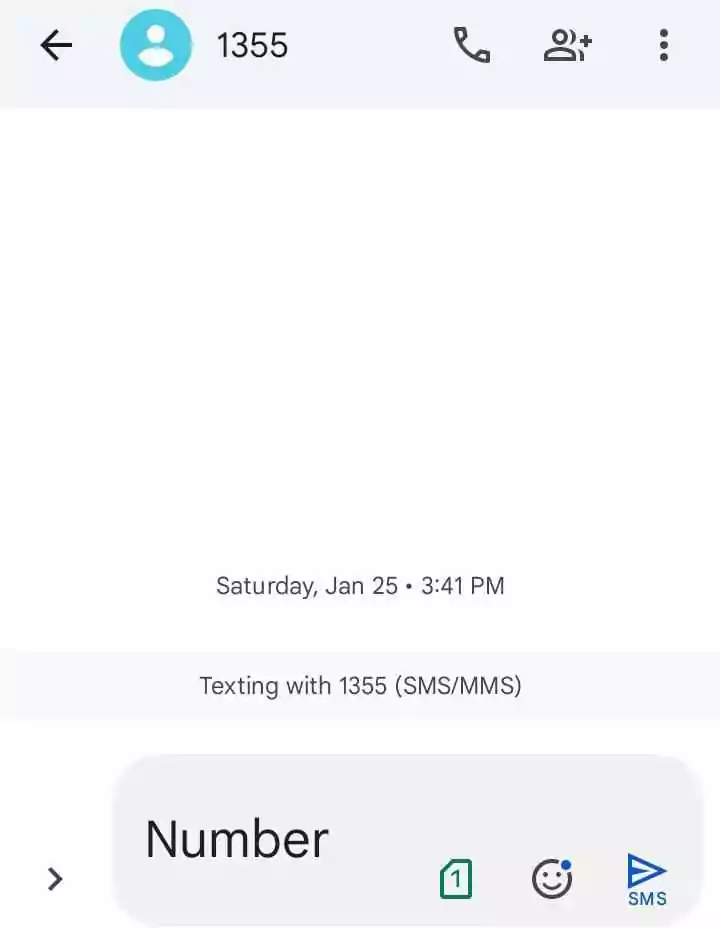 DU Number Check via SMS