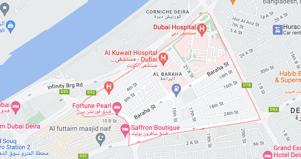 Where Is Al Baraha in Dubai?