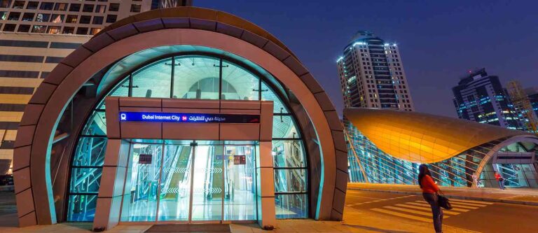 dubai internet city metro station