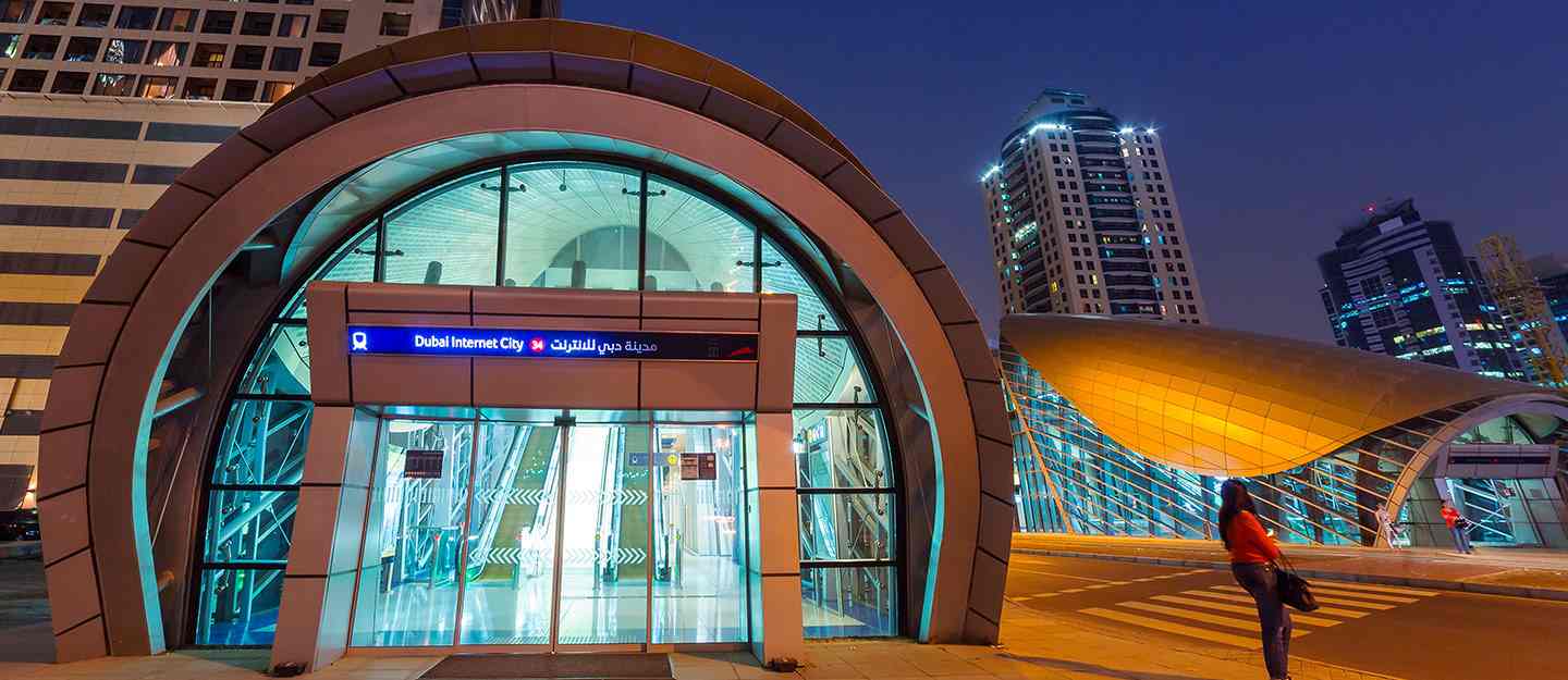dubai internet city metro station