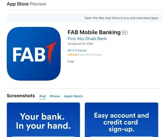 FAB Mobile App – Full Card Management Experience