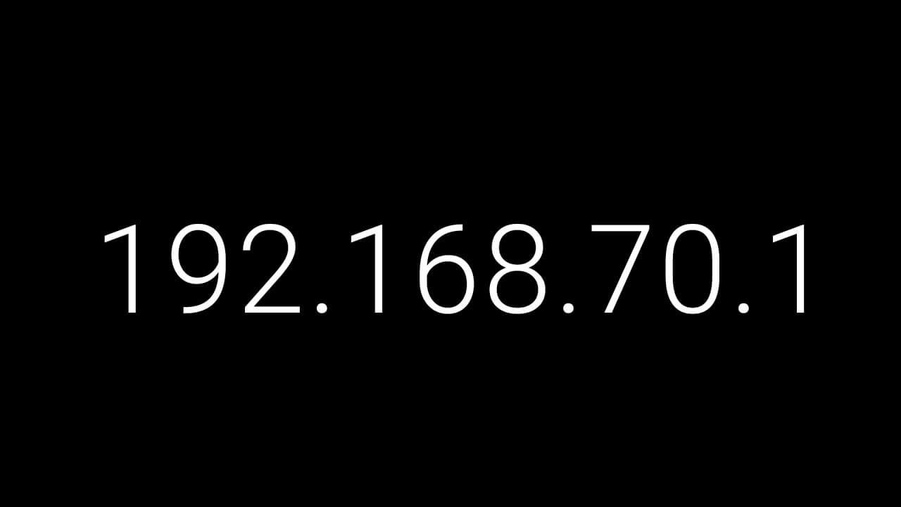 192.168.l.70.1