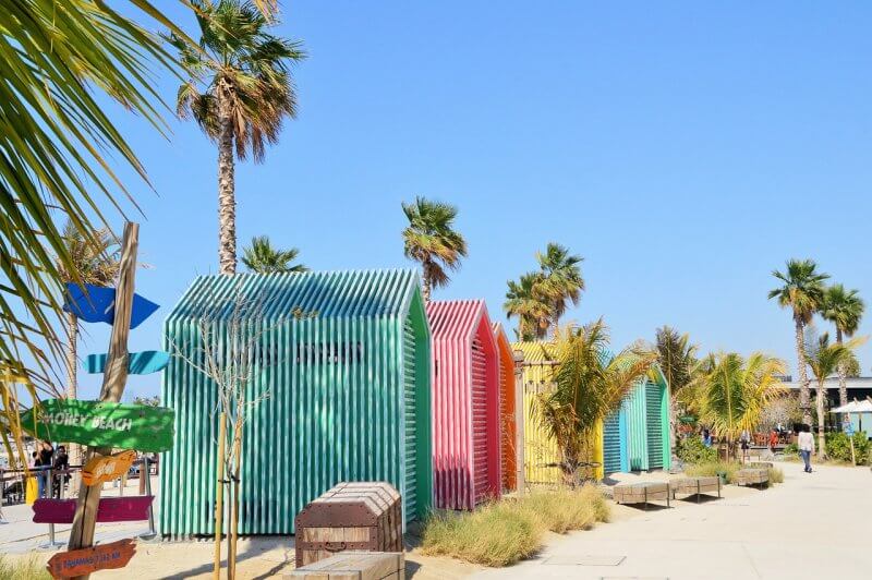 Overview of La Mer Beach Dubai