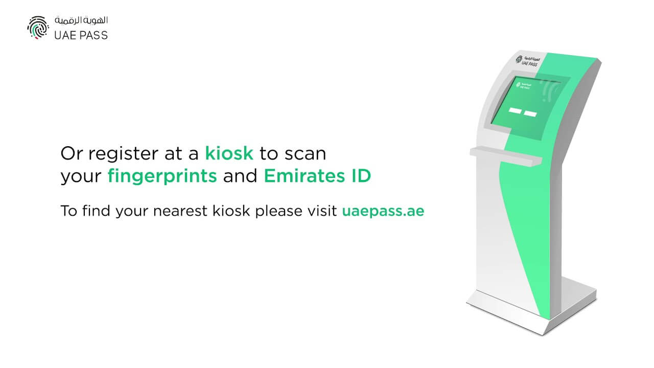 UAE Pass Kiosk Near Me