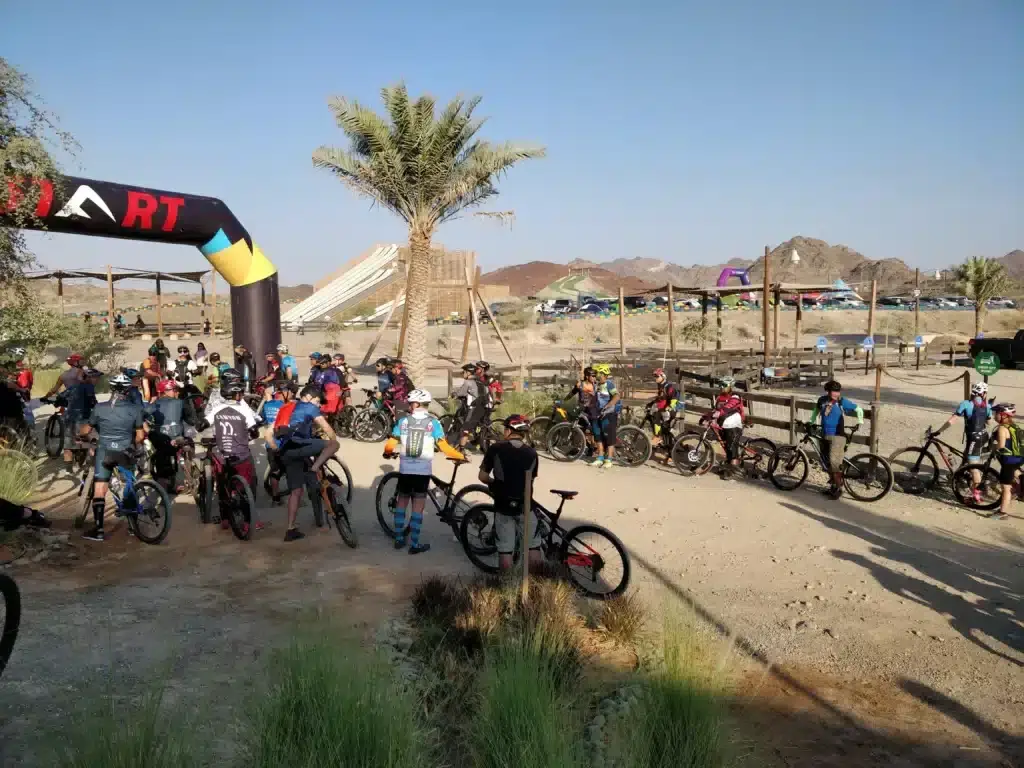 Mountain Biking Through Hatta Trail Networks