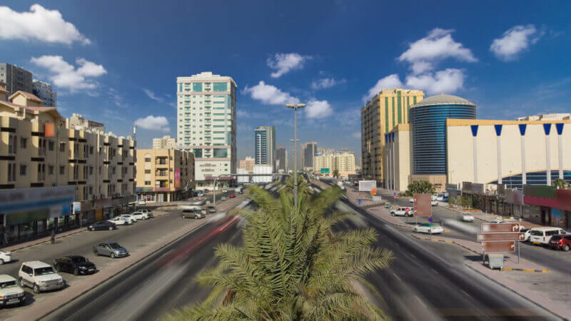 Overview of Ajman Downtown