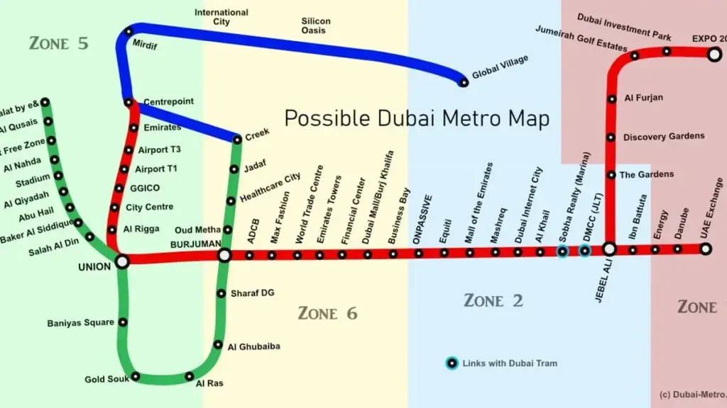 What is Dubai Metro Red Line?